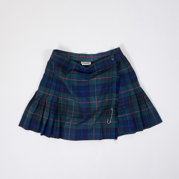 Vintage Dresses & Skirts - Vintage plaid mini skirt y2k 2000s school girl tartan 90s short pleats pleated